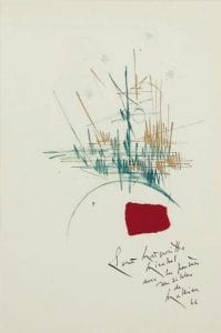 Georges MATHIEU (1921-2012) - Composition, 1966