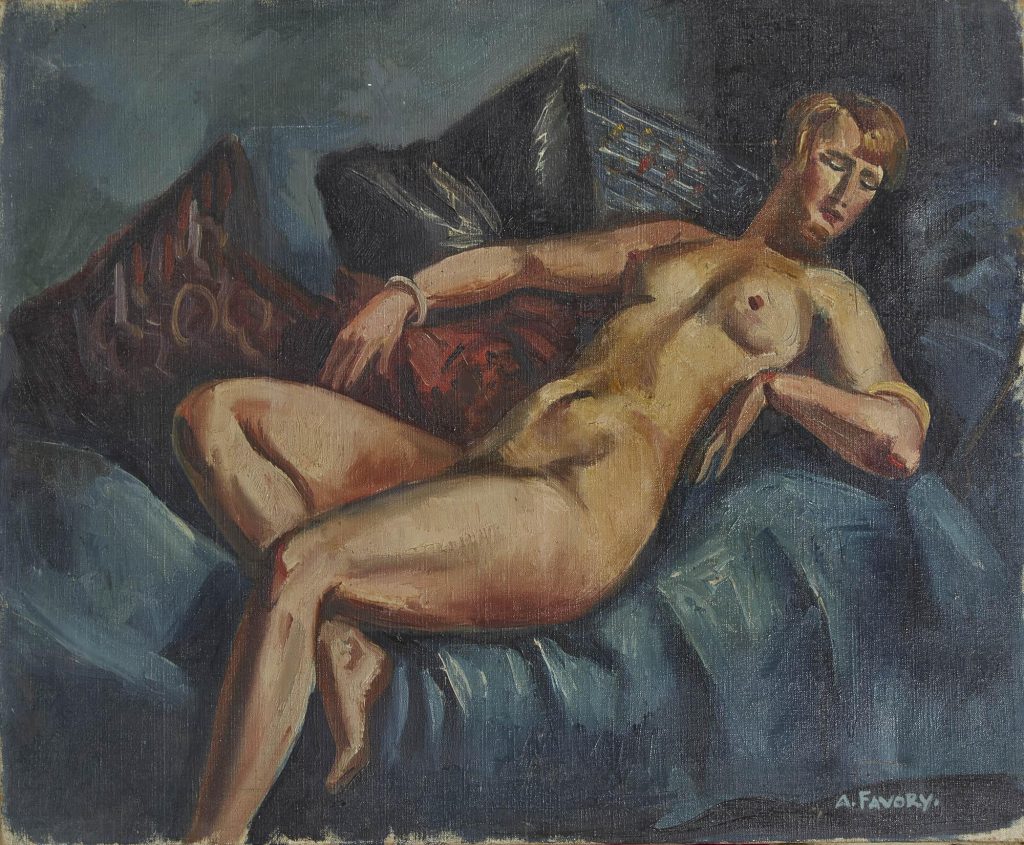 Le modèle assoupi - André Favory
