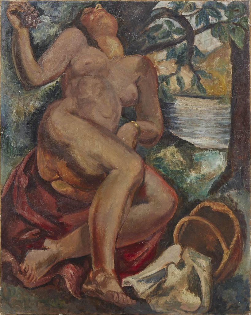 Nu à la grappe de raisin - André Favory