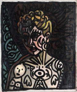 Robert COMBAS - Femme à la poupée, circa 2017